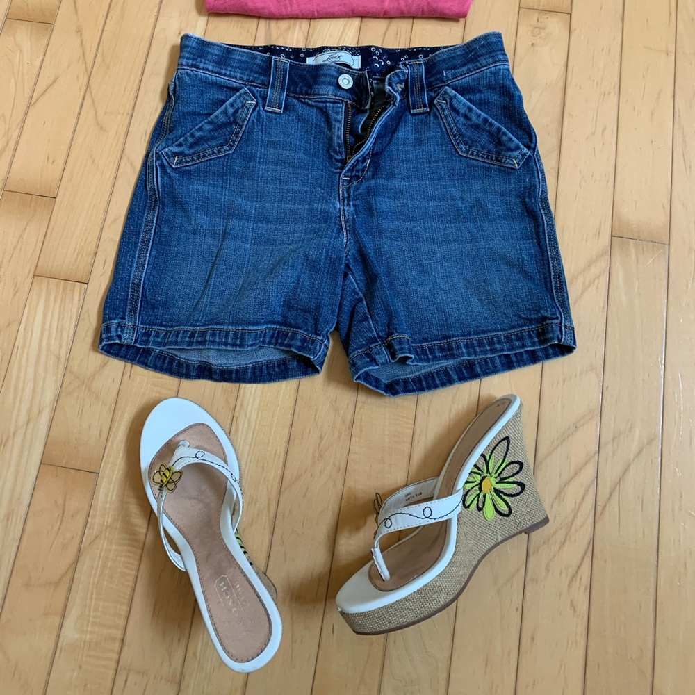 Coach Mattie Bumble Bee Wedge Sandals